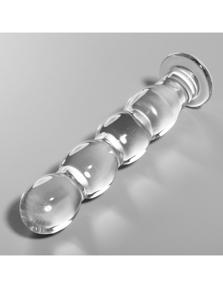 NEBULA SERIES BY IBIZA MODELO 10 DILDO CRISTAL BOROSILICATO 165 X 35 CM TRANSPARENTE