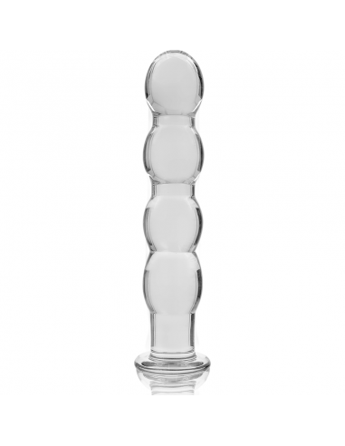 NEBULA SERIES BY IBIZA MODELO 10 DILDO CRISTAL BOROSILICATO 165 X 35 CM TRANSPARENTE