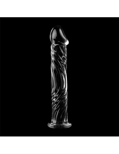 NEBULA SERIES BY IBIZA MODELO 12 DILDO CRISTAL BOROSILICATO 17 X 35 CM TRANSPARENTE