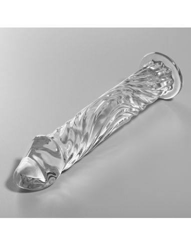 NEBULA SERIES BY IBIZA MODELO 12 DILDO CRISTAL BOROSILICATO 17 X 35 CM TRANSPARENTE