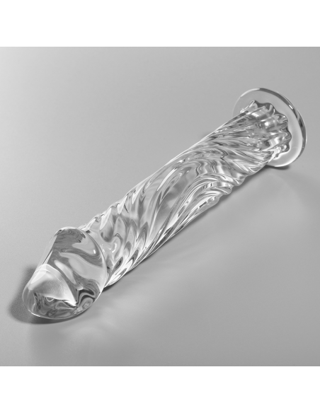 NEBULA SERIES BY IBIZA MODELO 12 DILDO CRISTAL BOROSILICATO 17 X 35 CM TRANSPARENTE