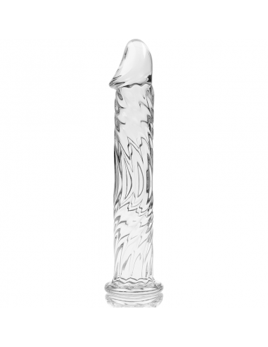 NEBULA SERIES BY IBIZA MODELO 12 DILDO CRISTAL BOROSILICATO 17 X 35 CM TRANSPARENTE
