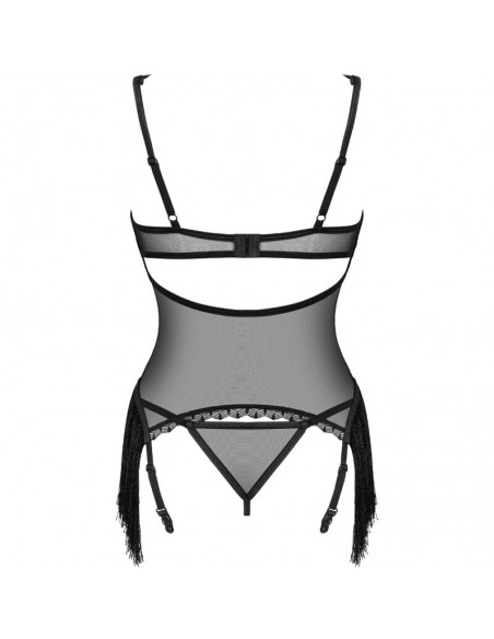 OBSESSIVE SHERILA CORSET TANGA M L