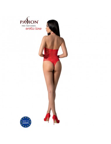 PASSION BS094 BODYSTOCKING ROJO TALLA UNICA