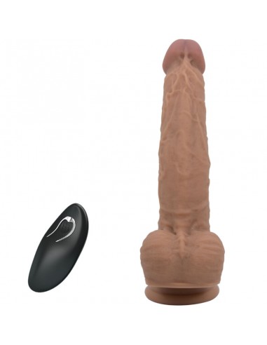 PRETTY LOVE JONATHAN DILDO SILICONA 3 VIBRACIONES 3 MEDIDAS INSERCIoN CONTROL REMOTO 21 CM