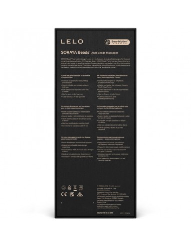 LELO SORAYA BEADS MASAJEADOR ANAL NEGRO