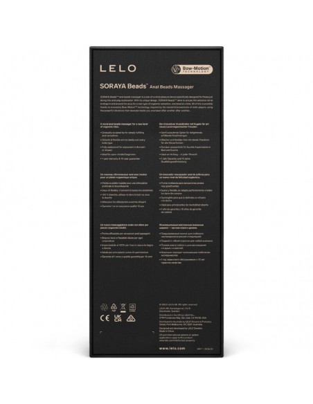 LELO SORAYA BEADS MASAJEADOR ANAL NEGRO LELO SORAYA BEADS MASAJEADOR ANAL NEGRO