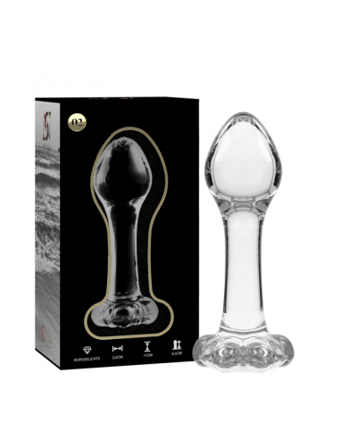 NEBULA SERIES BY IBIZA MODELO 2 PLUG CRISTAL BOROSILICATO 11 X 35 CM TRANSPARENTE TRANSPARENTE
