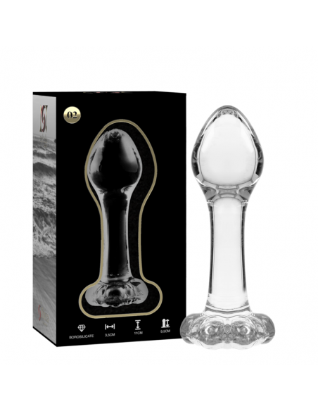 NEBULA SERIES BY IBIZA MODELO 2 PLUG CRISTAL BOROSILICATO 11 X 35 CM TRANSPARENTE TRANSPARENTE