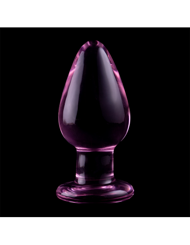 NEBULA SERIES BY IBIZA MODELO 3 PLUG CRISTAL BOROSILICATO 11 X 5 CM ROSA