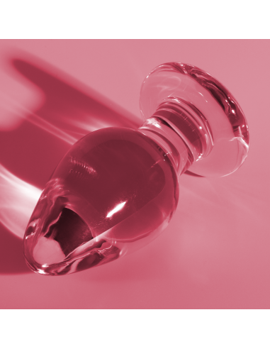 NEBULA SERIES BY IBIZA MODELO 3 PLUG CRISTAL BOROSILICATO 11 X 5 CM ROSA