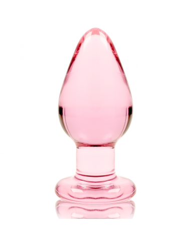NEBULA SERIES BY IBIZA MODELO 3 PLUG CRISTAL BOROSILICATO 11 X 5 CM ROSA