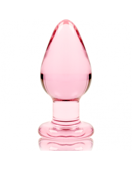 NEBULA SERIES BY IBIZA MODELO 3 PLUG CRISTAL BOROSILICATO 11 X 5 CM ROSA