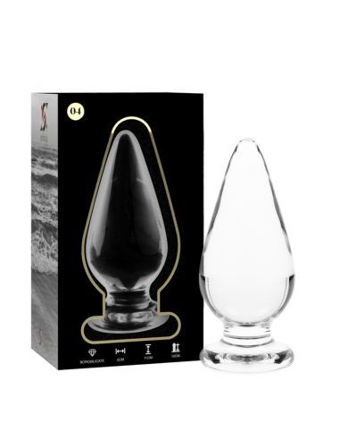 NEBULA SERIES BY IBIZA MODELO 4 PLUG CRISTAL BOROSILICATO 11 X 5 CM TRANSPARENTE