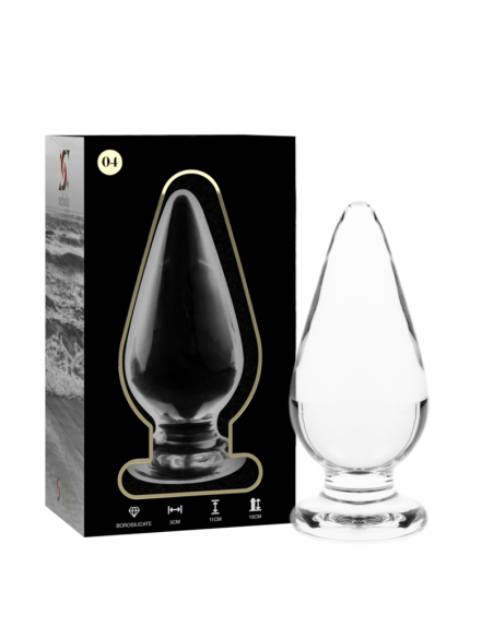 NEBULA SERIES BY IBIZA MODELO 4 PLUG CRISTAL BOROSILICATO 11 X 5 CM TRANSPARENTE