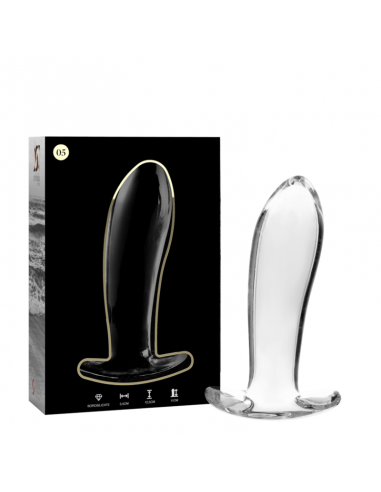 NEBULA SERIES BY IBIZA MODELO 5 PLUG CRISTAL BOROSILICATO 125 X 35 CM TRANSPARENTE
