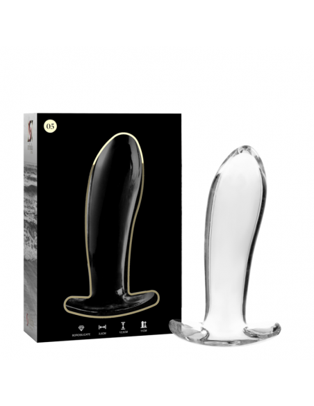 NEBULA SERIES BY IBIZA MODELO 5 PLUG CRISTAL BOROSILICATO 125 X 35 CM TRANSPARENTE