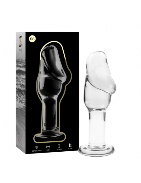 NEBULA SERIES BY IBIZA MODELO 6 PLUG CRISTAL BOROSILICATO 125 X 4 CM TRANSPARENTE