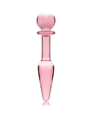 NEBULA SERIES BY IBIZA MODELO 7 PLUG CRISTAL BOROSILICATO 135 X 3 CM ROSA