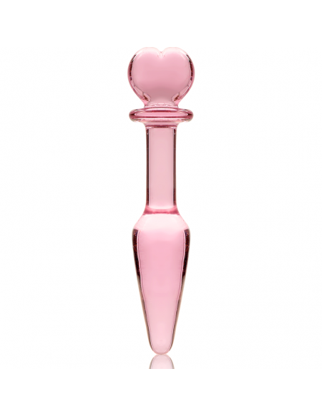 NEBULA SERIES BY IBIZA MODELO 7 PLUG CRISTAL BOROSILICATO 135 X 3 CM ROSA
