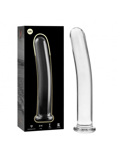 NEBULA SERIES BY IBIZA MODELO 8 DILDO CRISTAL BOROSILICATO 145 X 2 CM TRANSPARENTE