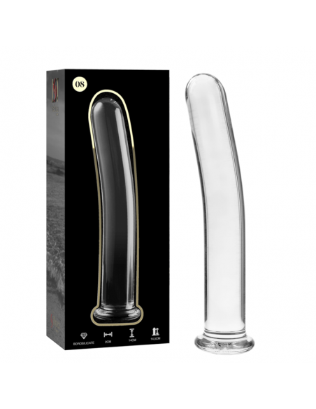 NEBULA SERIES BY IBIZA MODELO 8 DILDO CRISTAL BOROSILICATO 145 X 2 CM TRANSPARENTE