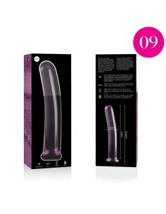 NEBULA SERIES BY IBIZA MODELO 9 DILDO CRISTAL BOROSILICATO 155 X 25 CM ROSA