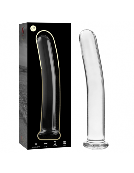 NEBULA SERIES BY IBIZA MODELO 9 DILDO CRISTAL BOROSILICATO 155 X 25 CM TRANSPARENTE