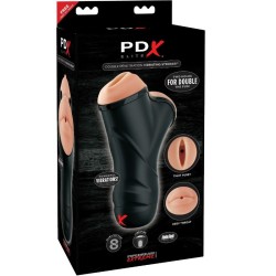 PDX ELITE MASTURBADOR MASCULINO DOBLE BOCA Y VAGINA 2
