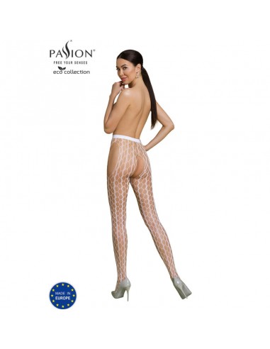 PASSION ECO COLLECTION BODYSTOCKING ECO S007 BLANCO
