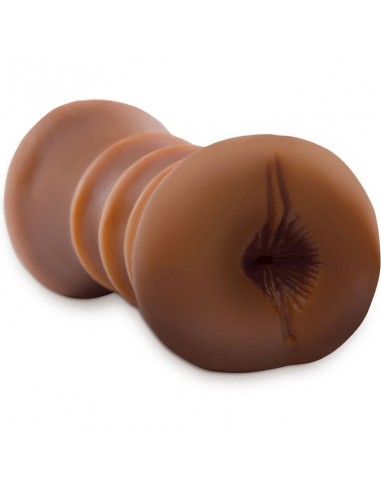FETISH FANTASY EXTREME MASTURBADOR REALISTICO DOBLE ENTRADO VAGINA ANO MARRON