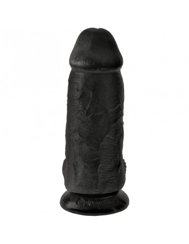 KING COCK PENE REALISTICO CHUBBY 23 CM NEGRO