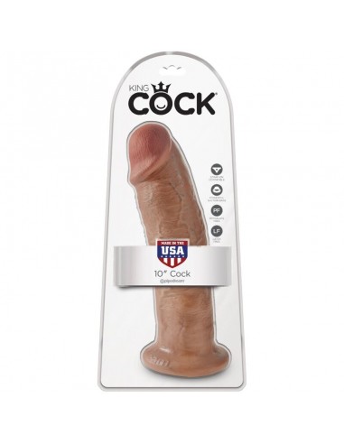 KING COCK PENE REALISTICO 24 CM CARAMELO