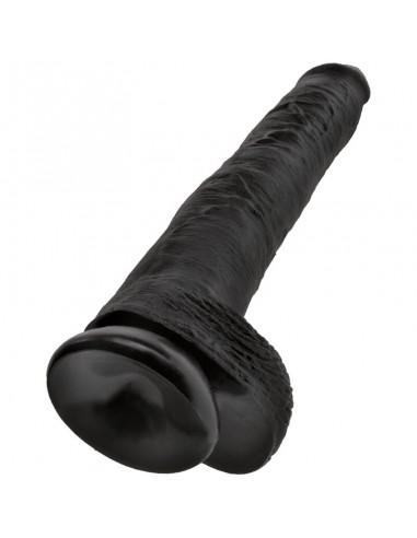 KING COCK PENE REALISTICO CON TESTICULOS 305 CM NEGRO