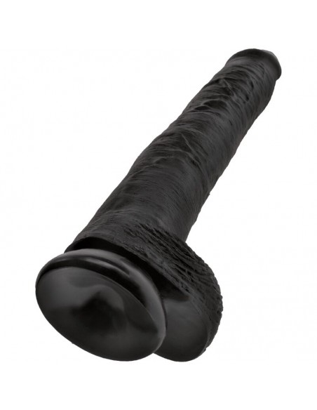 KING COCK PENE REALISTICO CON TESTICULOS 305 CM NEGRO