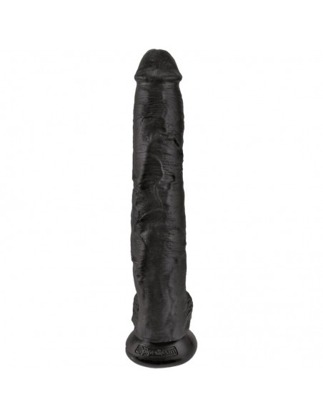 KING COCK PENE REALISTICO CON TESTICULOS 305 CM NEGRO