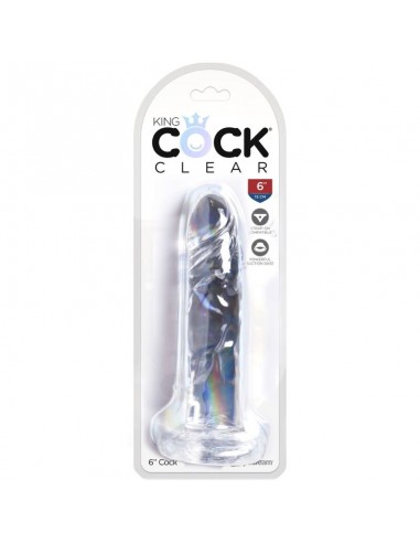KING COCK CLEAR PENE REALISTICO 155 CM TRANSPARENTE