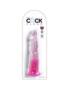 KING COCK CLEAR PENE REALISTICO 197 CM ROSA 2