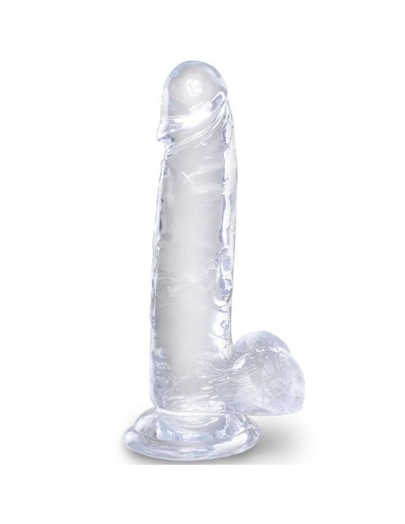 KING COCK CLEAR PENE REALISTICO CON TESTICULOS 152 CM TRANSPARENTE KING COCK CLEAR PENE REALISTICO CON TESTICULOS 152 CM TRANSPARENTE