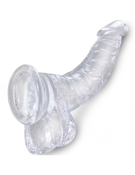 KING COCK CLEAR PENE REALISTICO CURVADO CON TESTICULOS 165 CM TRANSPARENTE KING COCK CLEAR PENE REALISTICO CURVADO CON TESTICULOS 165 CM TRANSPARENTE