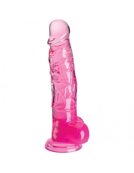 KING COCK CLEAR PENE REALISTICO CON TESTICULOS 165 CM ROSA KING COCK CLEAR PENE REALISTICO CON TESTICULOS 165 CM ROSA