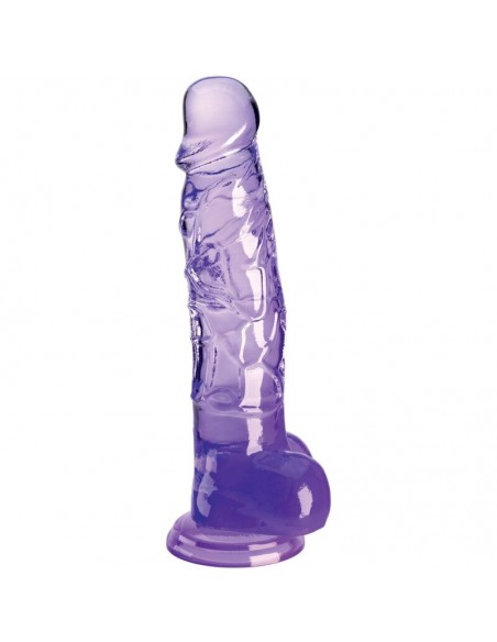 KING COCK CLEAR PENE REALISTICO CON TESTICULOS 165 CM MORADO KING COCK CLEAR PENE REALISTICO CON TESTICULOS 165 CM MORADO