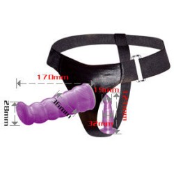 ARNES ANAL Y VAGINAL FEMENINO LILA PUNTO G 17CM 2