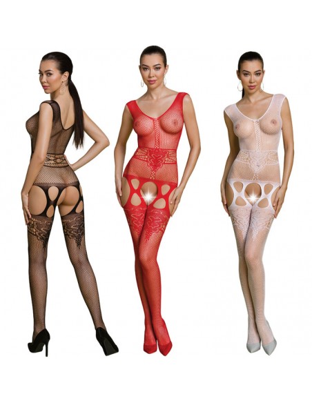 PASSION ECO COLLECTION BODYSTOCKING ECO BS014 NEGRO