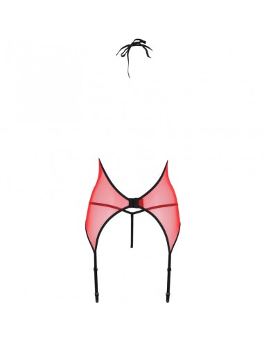 PASSION PEONIA CORSET EROTIC LINE ROJO S M