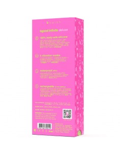 B SWISH BGOOD INFINITE DELUXE VIBRADOR RECARGABLE SILICONA ROSA 2