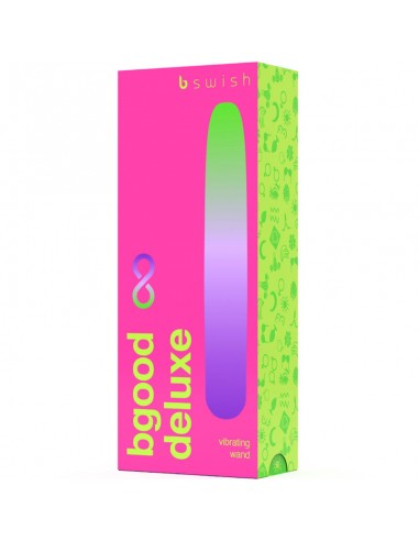 B SWISH BGOOD INFINITE DELUXE VIBRADOR RECARGABLE SILICONA AZUL