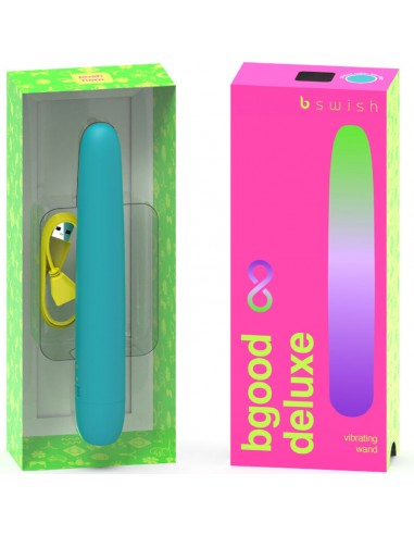 B SWISH BGOOD INFINITE DELUXE VIBRADOR RECARGABLE SILICONA AZUL