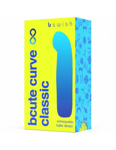 B SWISH BCUTE CURVE INFINITE CLASSIC VIBRADOR RECARGABLE SILICONA AMARILLO