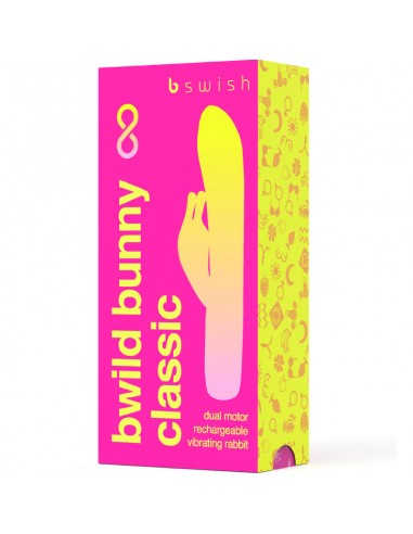 B SWISH BWILD BUNNY INFINITE CLASSIC VIBRADOR RECARGABLE SILICONA ROSA